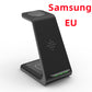 3 In 1 Fast Charging Station Wireless Charger Stand Wireless Quick Charge Dock For Phone Holder