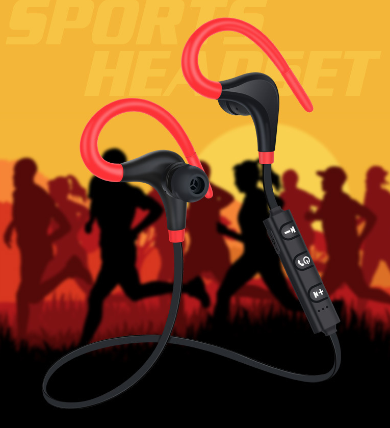 BT-01 Big Horn Sports Bluetooth Headset 4.1 Protocol Wireless Sports Bluetooth Earbuds