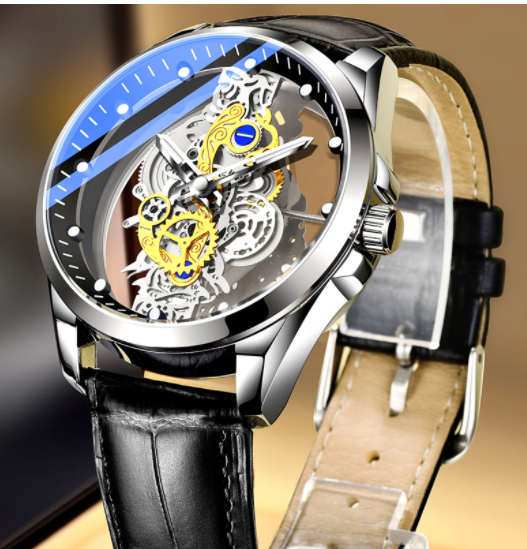 Men's Double-sided Skeleton Automatic Watch