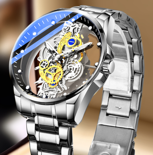 Men's Double-sided Skeleton Automatic Watch