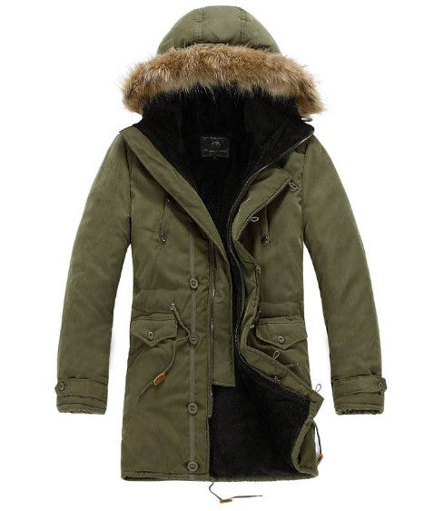 Winter Men Thicken Cotton-padded Clothes Jacket Coat