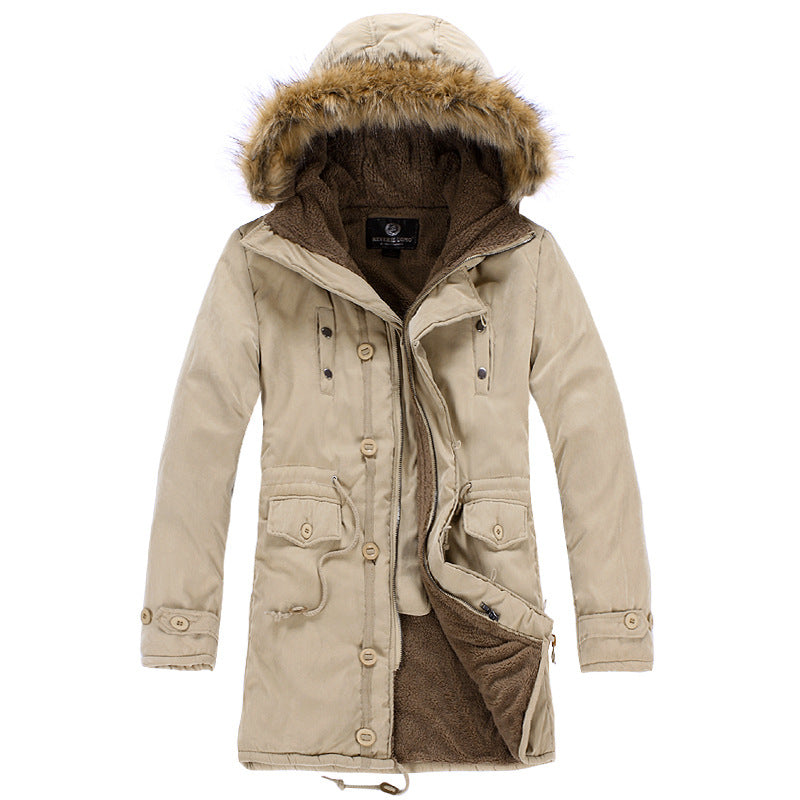 Winter Men Thicken Cotton-padded Clothes Jacket Coat