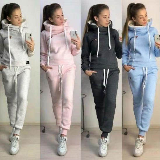 Women's Sets Warm Clothes In Winter Plus Sieze Sweatshirts