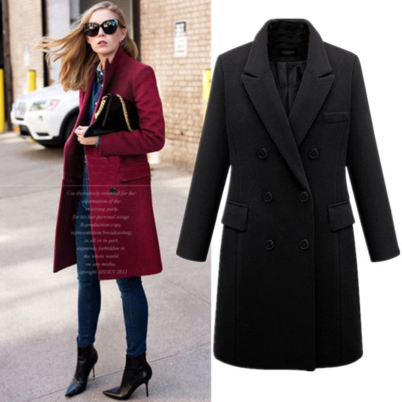 Coat Women Clothes Winter Tops Ladies Long Jackets