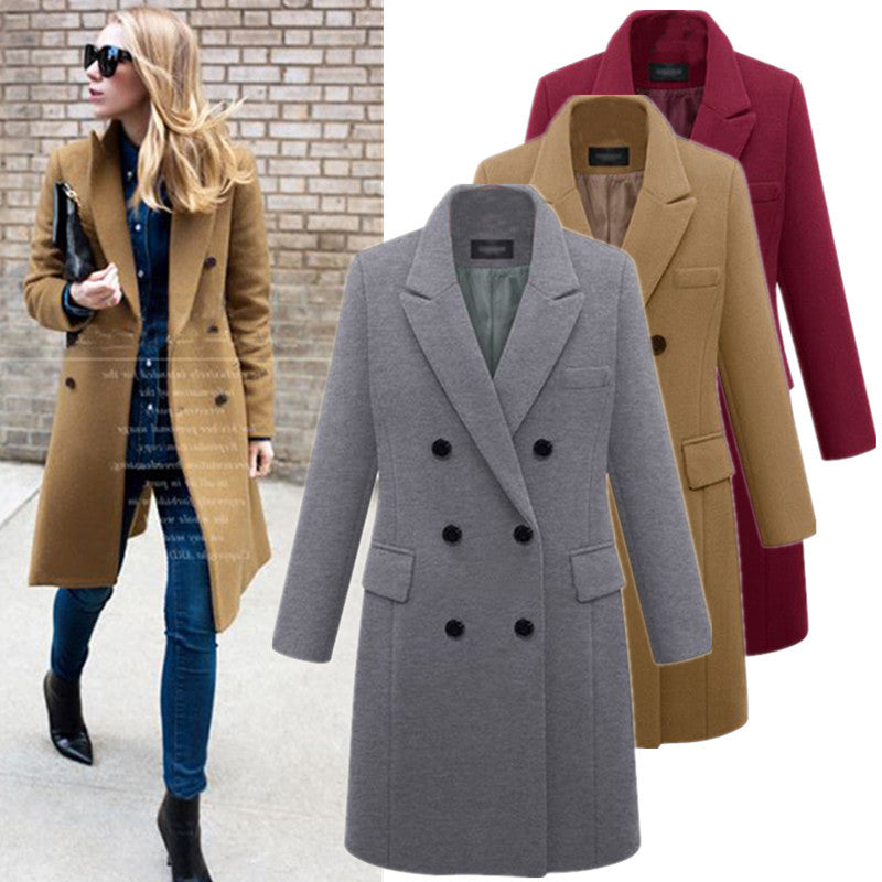 Coat Women Clothes Winter Tops Ladies Long Jackets