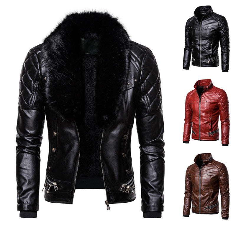 Leather Jackets Coat Clothes Winter Jacket For Men