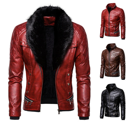 Leather Jackets Coat Clothes Winter Jacket For Men