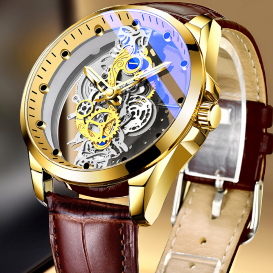 Men's Double-sided Skeleton Automatic Watch