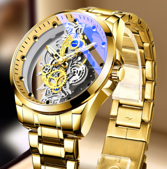 Men's Double-sided Skeleton Automatic Watch